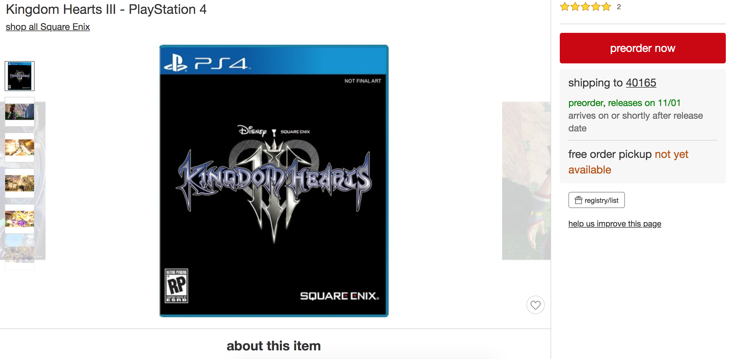 Kingdom Hearts 3 Release Date Possibly Leaked Via Target Gamepur