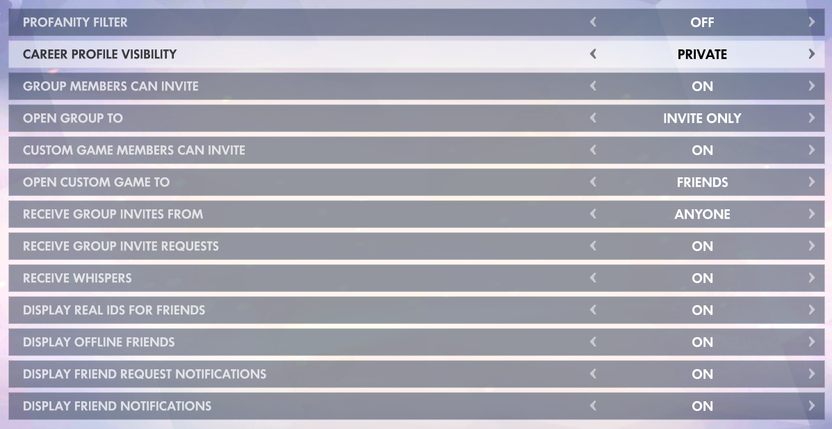 overwatch online career profile