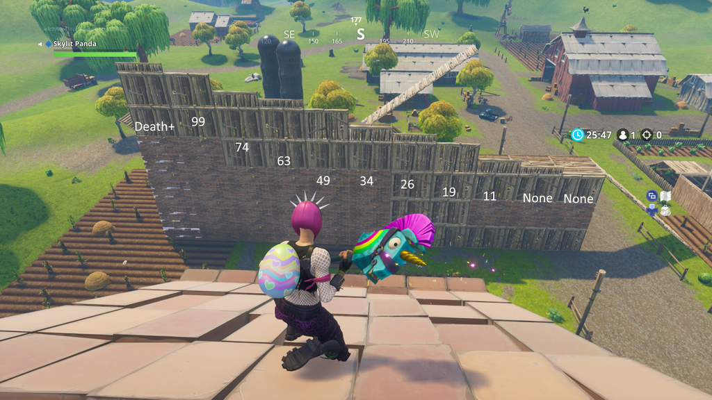 At What Height Do You Take Fall Damage Fortnite Fortnite Fans Discover Detailed Fall Damage Information Thanks To The Playground Ltm Dot Esports