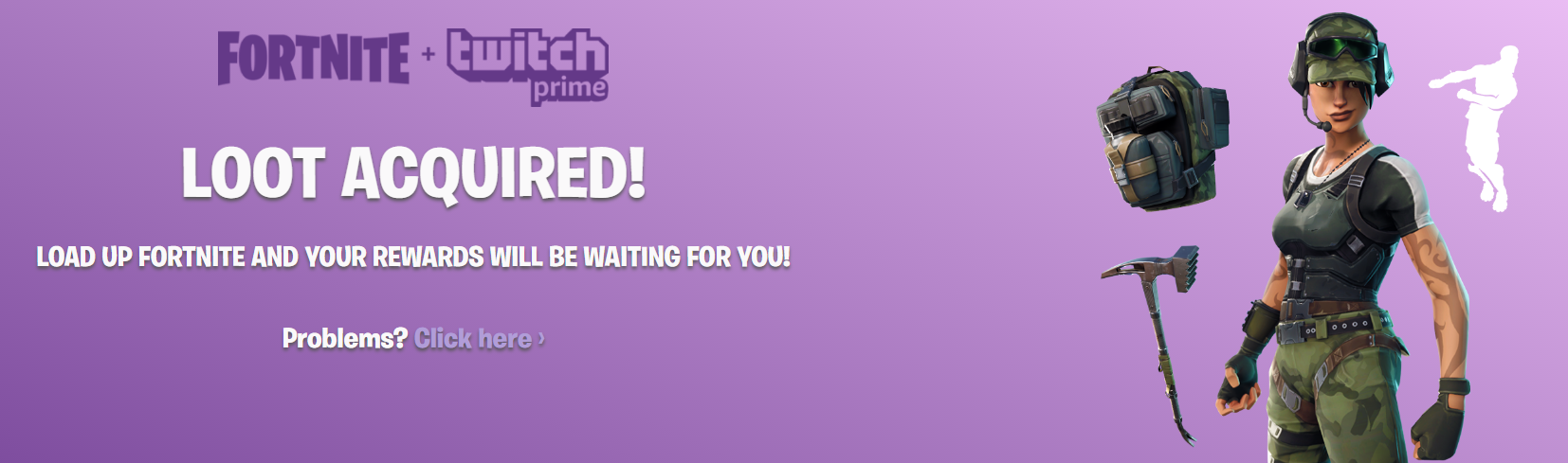 here you will need to link your epic games account to your twitch prime account authorize epic games to use your twitch account and they will be linked - how to get fortnite skins from twitch