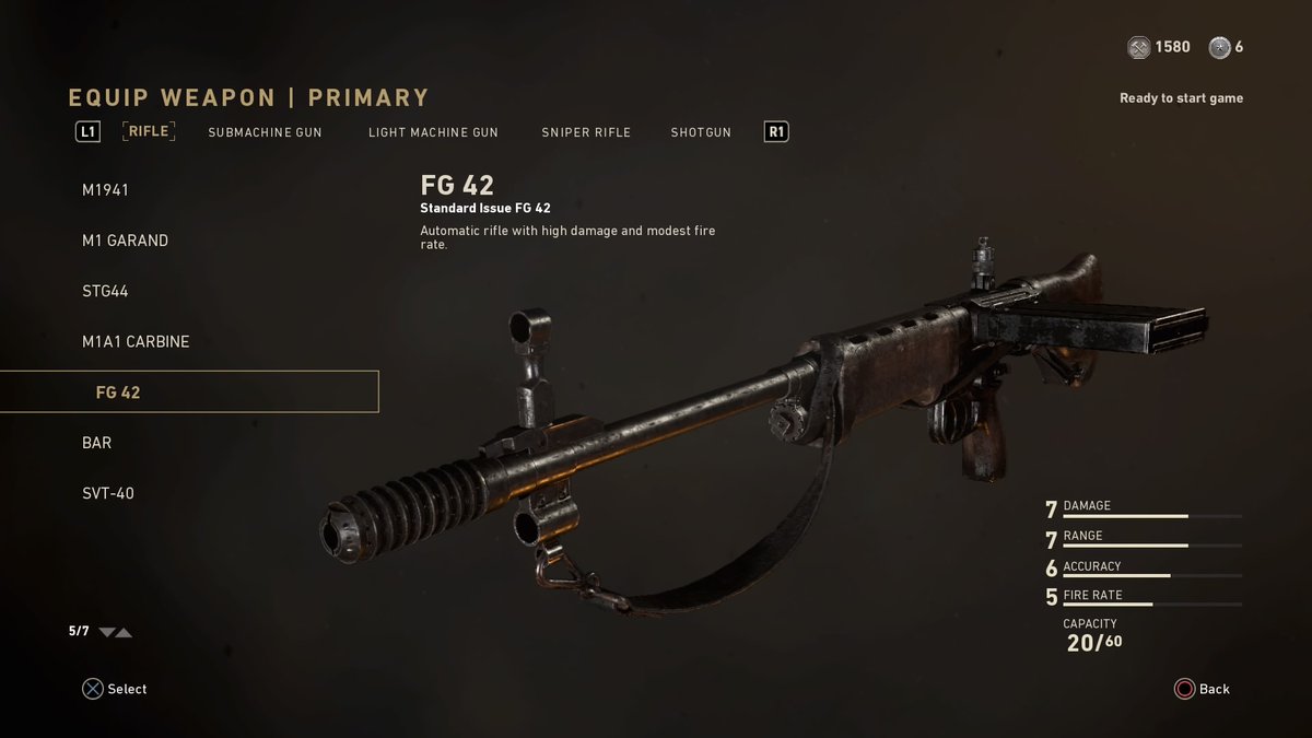 call of duty world war 2 weapons