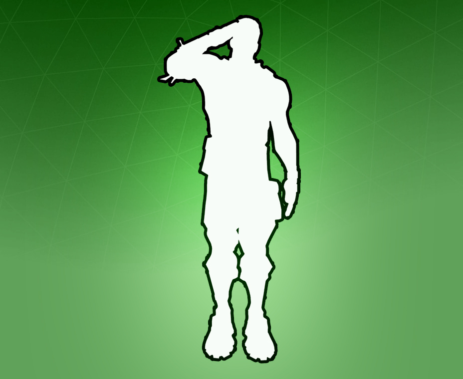 the salute emote was available to battle pass season 3 owners who reached tier 10 - breakin fortnite 10 hours