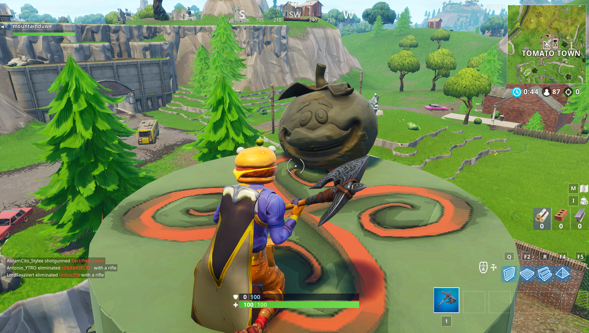 is fortnite s new tomato head teasing an event with the wailing woods bunker - fortnite bunker