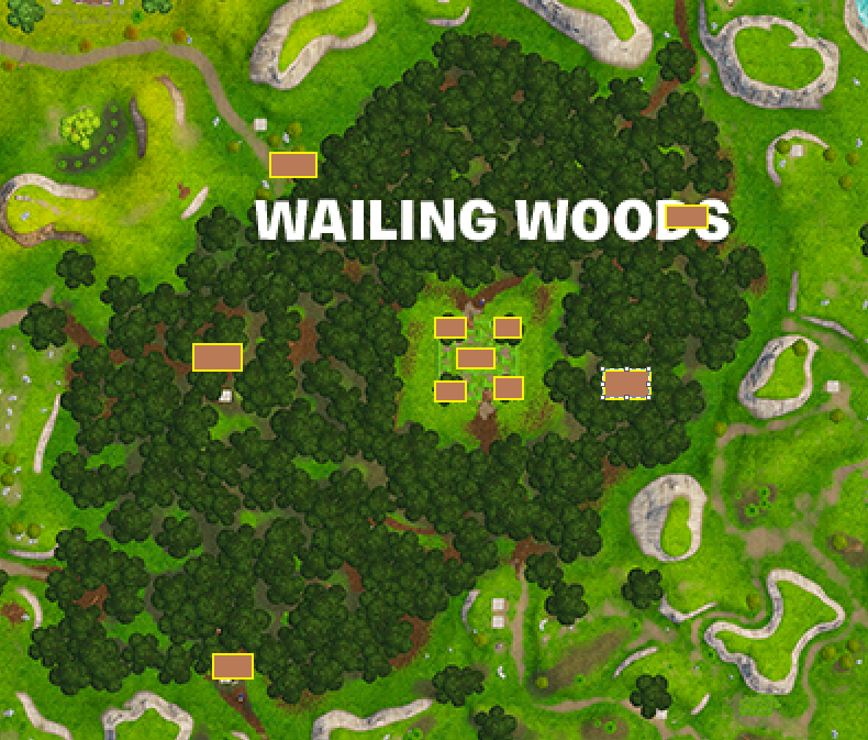 image via epic games remix by scott duwe - fortnite wailing woods chests