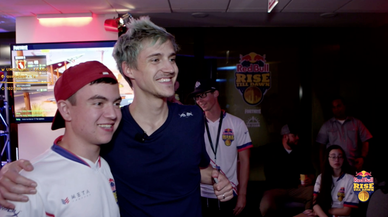 ninja s red bull rise till dawn fortnite tournament combined great gameplay with fan interaction - fortnite tournament chicago