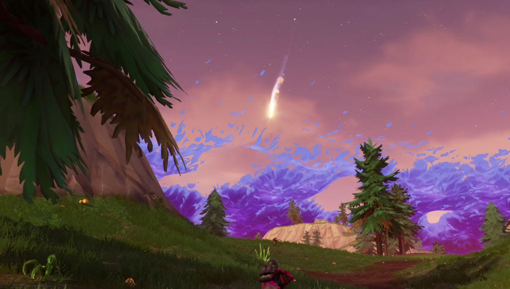 this is not a drill meteors are crashing to earth in fortnite - this is not fortnite