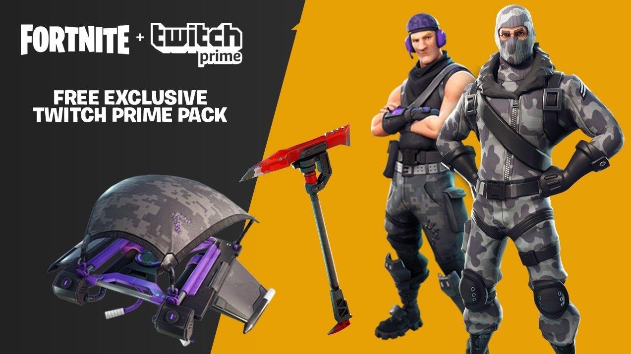 twitch prime is adding even more fortnite loot with a new pickaxe on march 29 - fortnite twitch prime skin png