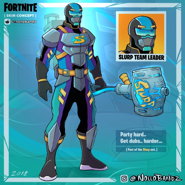 The Best Fan Made Concept Skins For Fortnite - image via u nollobandz