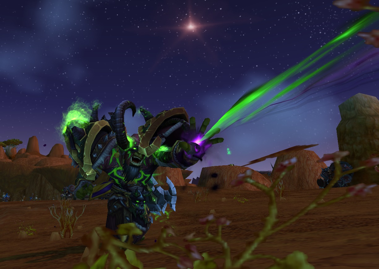 Warlock Staves Off Their Inevitable Demise In World Of Warcraft