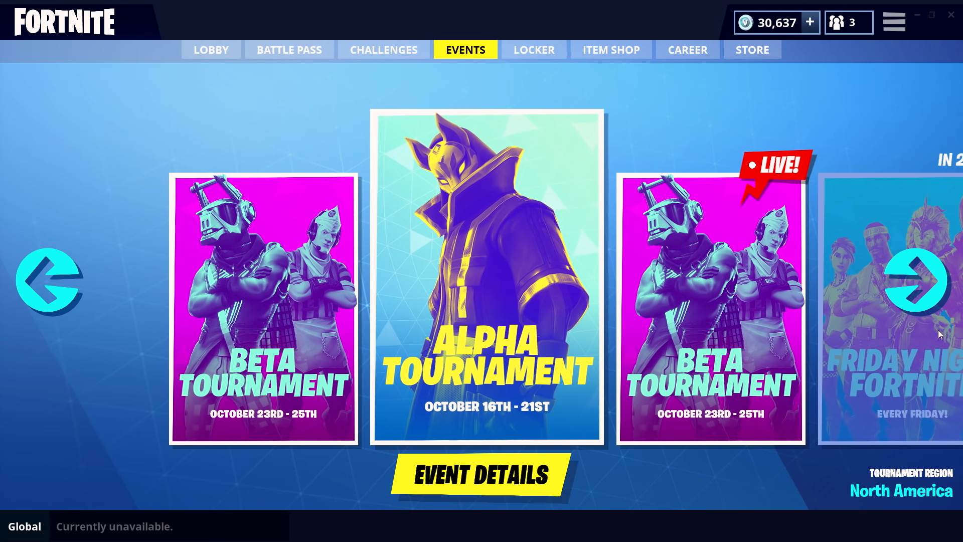 find out when fortnite s alpha tournament opens in your region - fortnite ingame tournament