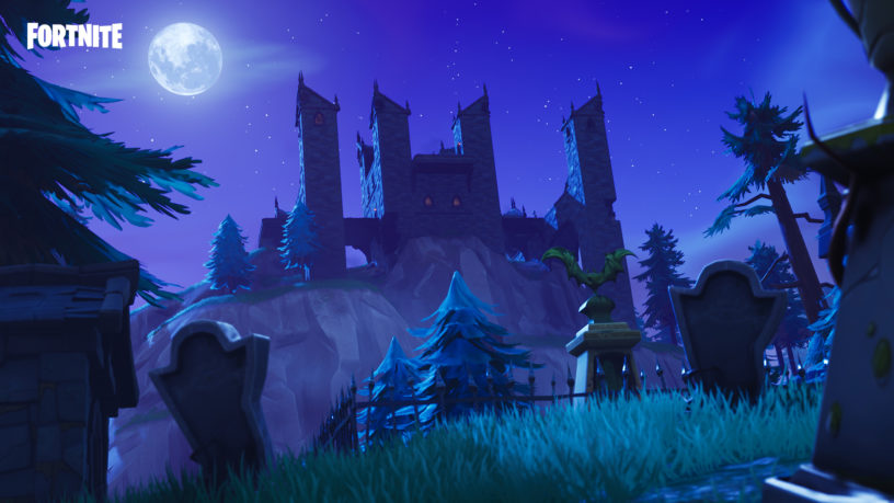 fortnite fans may have discovered a mysterious castle within the rift in wailing woods - fortnite turret glitch