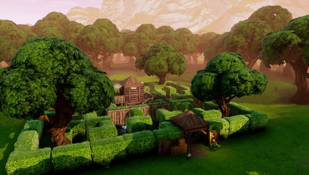there are now four teleporters under wailing woods in fortnite - fortnite wailing woods houses