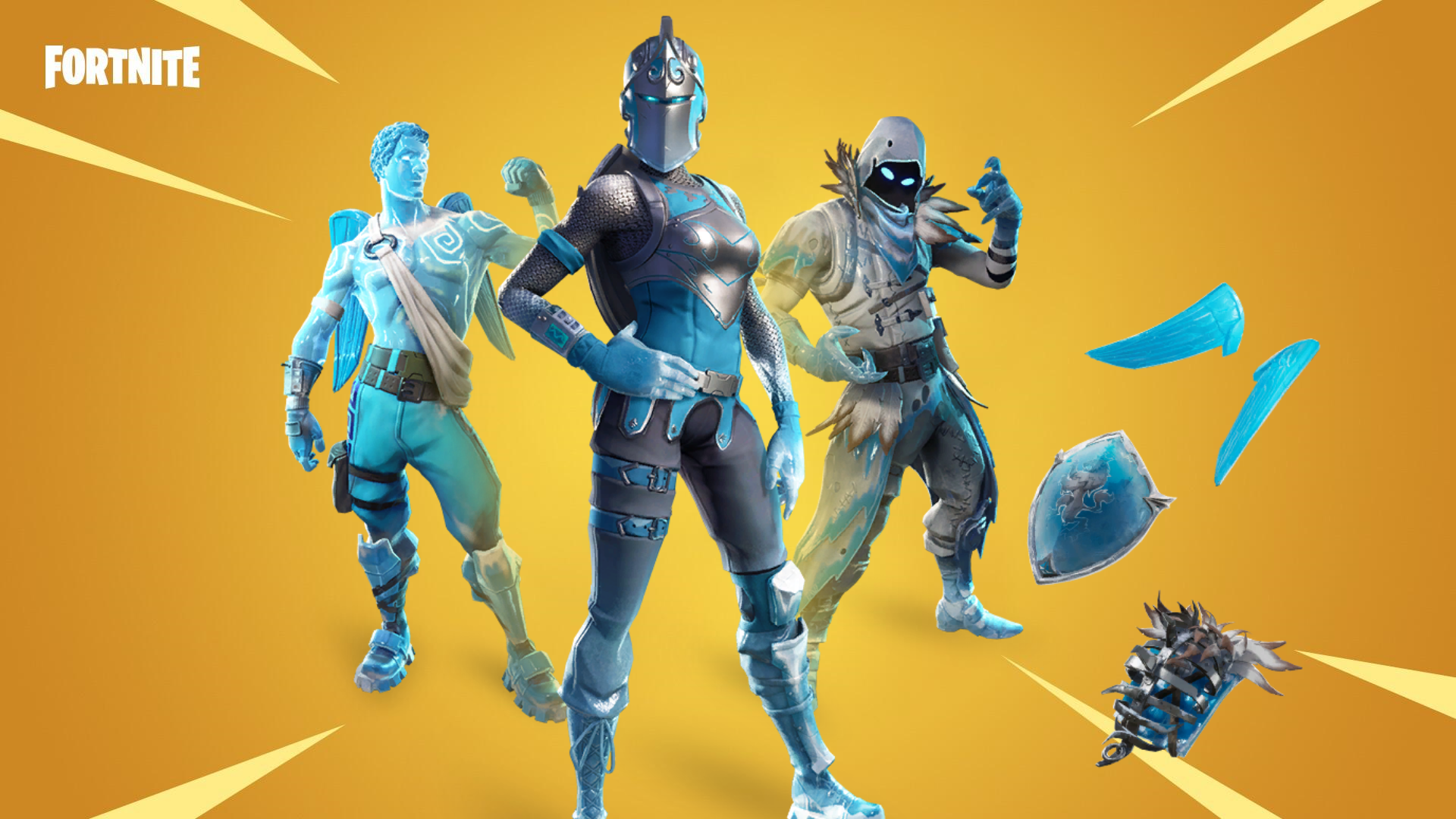 the frozen legends bundle might be on sale for real money only leaks show - winter knight fortnite