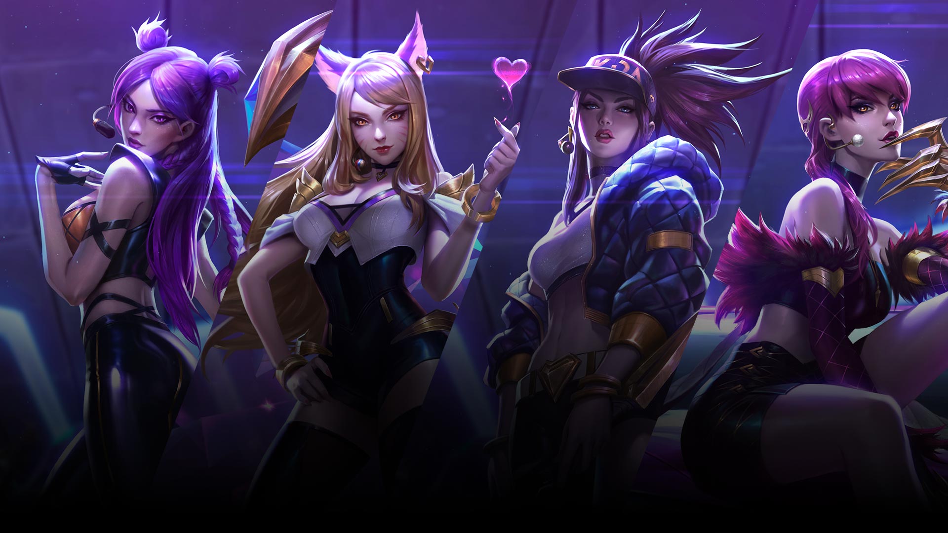 Kda League Of Legends 4k 8k Hd Lol Wallpaper