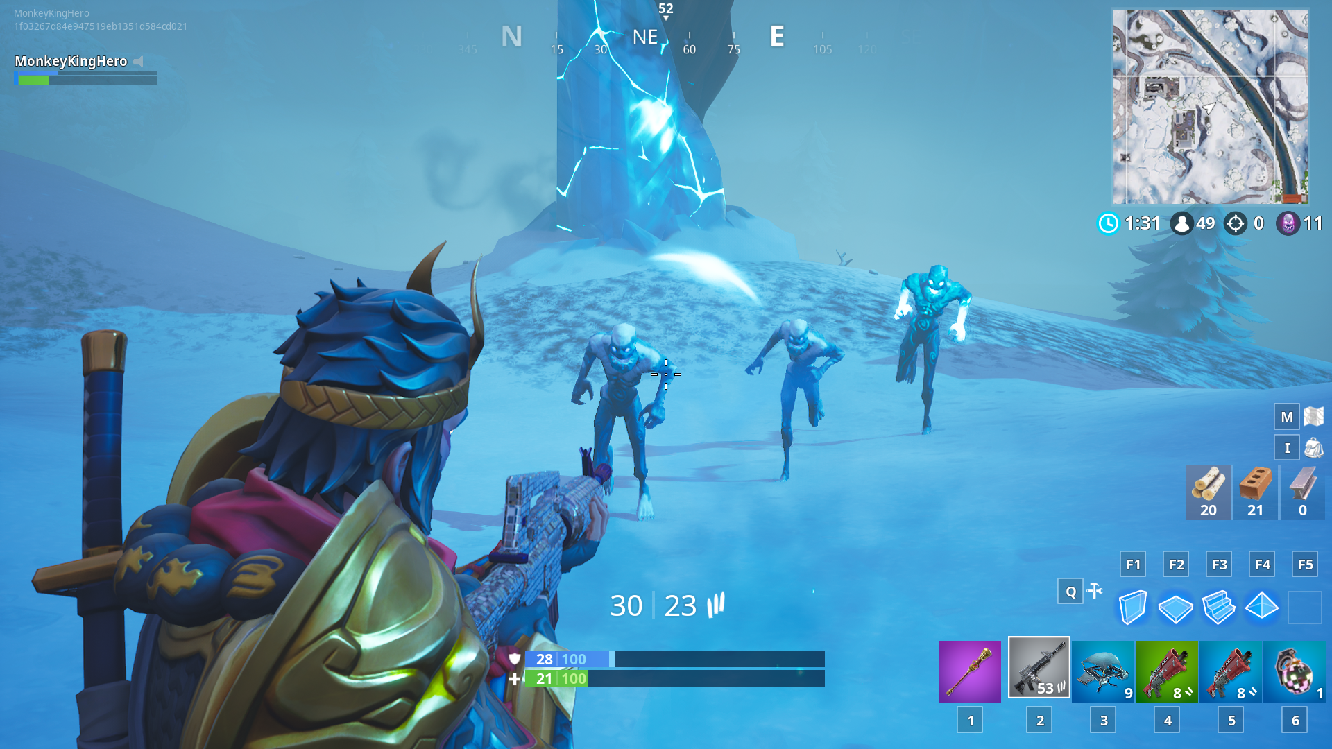 how to complete the destroy ice fiends ice storm fortnite challenge - fortnite call of duty zombies code