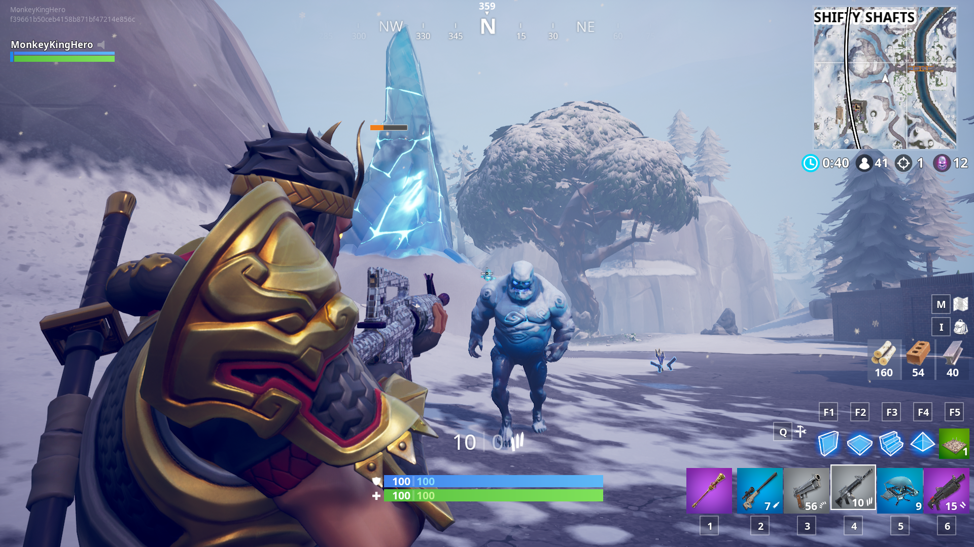 how to complete the destroy ice brutes ice storm fortnite challenge - golden brutes fortnite