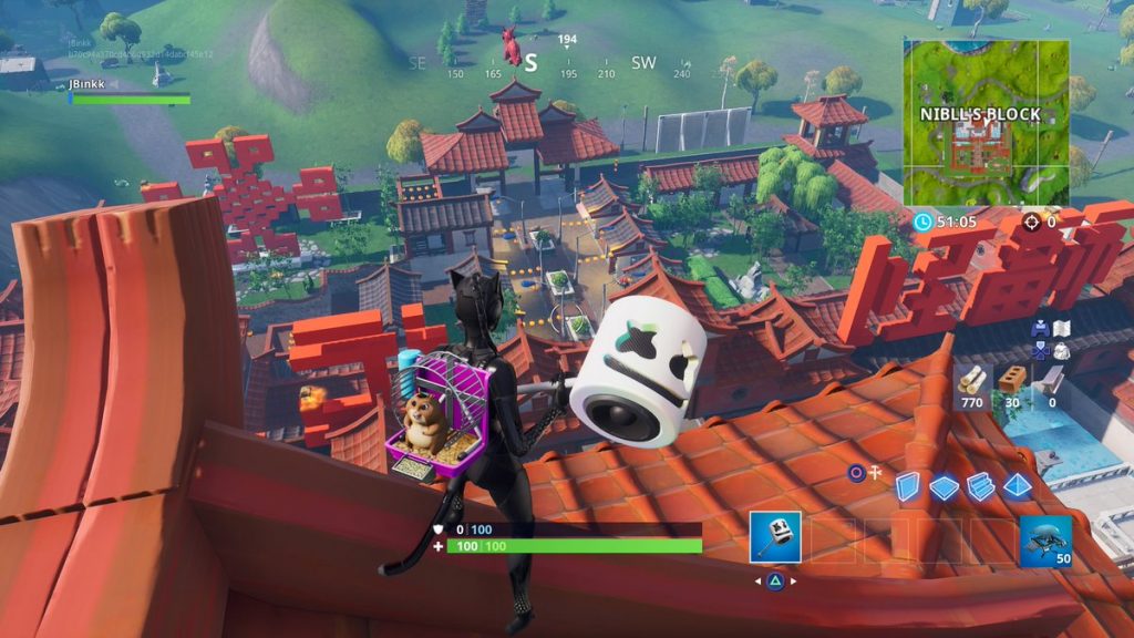 screengrab via epic games - fortnite chinese new year block