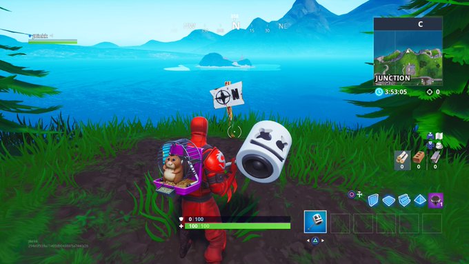 how to complete the visit the furthest north south east and west points of the island fortnite season 8 week 2 challenge - fortnite furthest points challenge