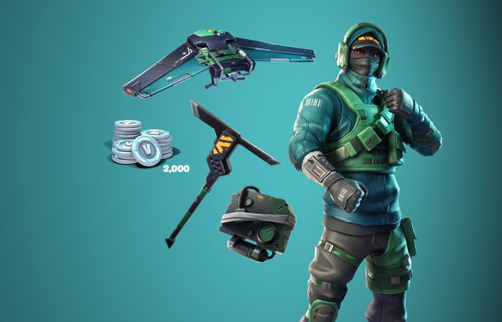 nvidia fortnite bundle owners will get a new variant of the counterattack set - skin fortnite png pack