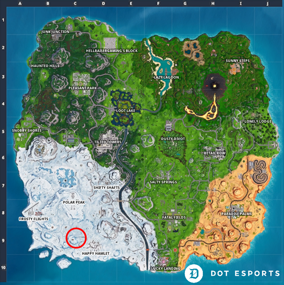 How To Complete A Lap Of The Race Track In Happy Hamlet Fortnite - for this challenge epic games wants you to get your racing shoes on and head towards the new race track to complete a lap of the course