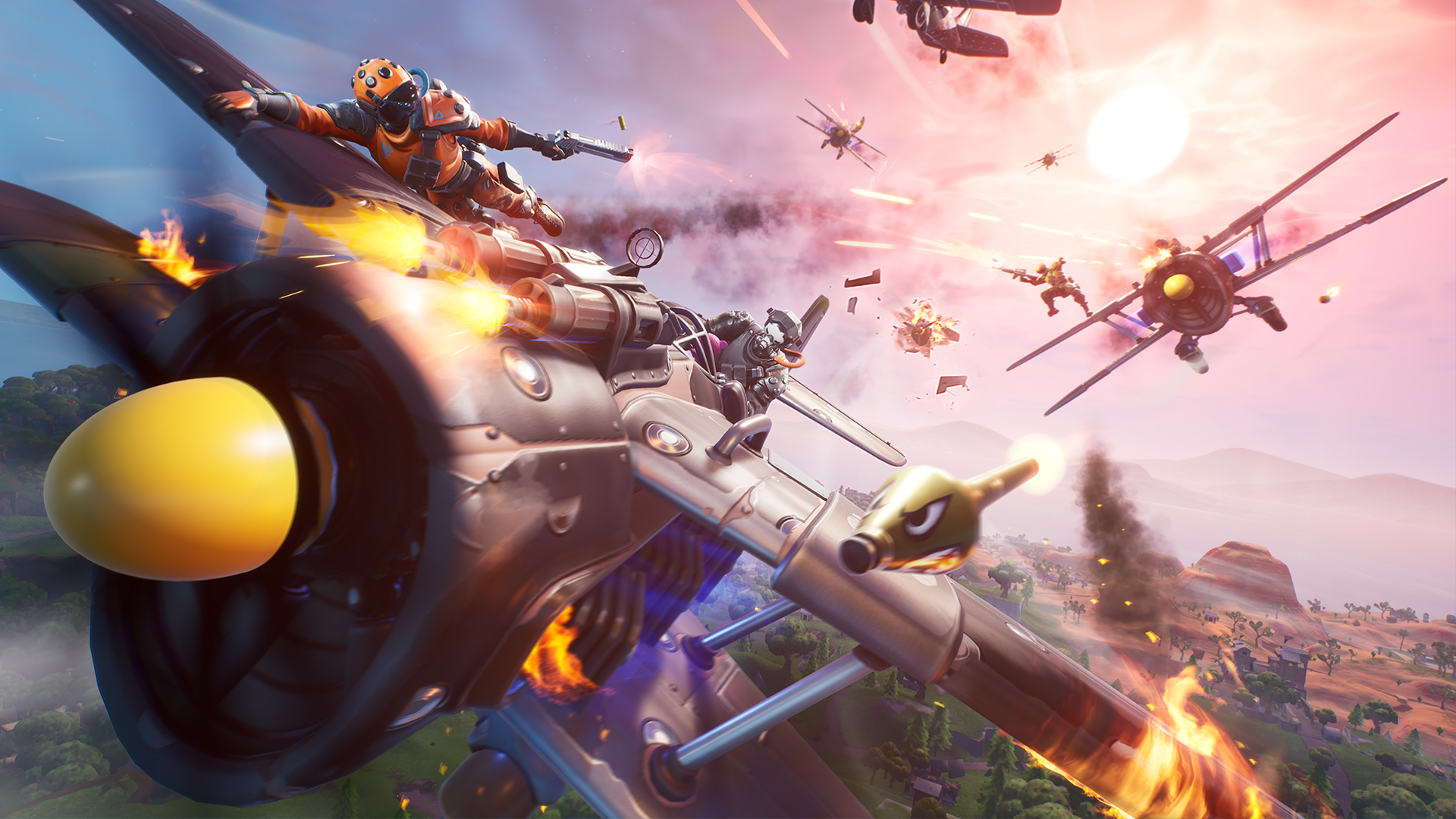 fortnite s air royale mode brings back planes to the game - fortnite back