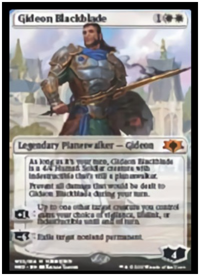 Gideon Blackblade MTG War of the Spark Planeswalker