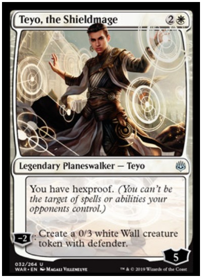Teyo, the Shieldmage MTG War of the Spark planeswalker