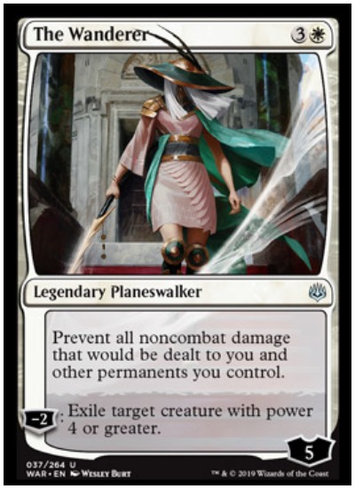 The Wanderer MTG War of the Spark Planeswalker
