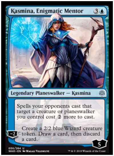 Kasmina, Enigmatic Mentor MTG War of the Spark Planeswalker
