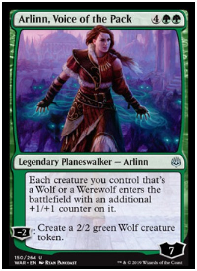 Arlinn, Voice of the Pack MTG War of the Spark Planeswalker