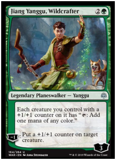 Jiang Yanggu, Wildcrafter MTG War of the Spark Planeswalker