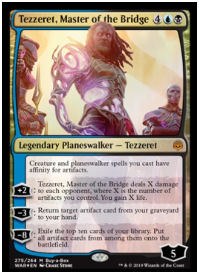 Tezzeret, Master of the Bridge MTG War of the Spark Planeswalker