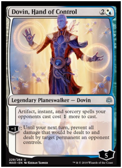 Dovin, Hand of Control MTG War of the Spark Planeswalker