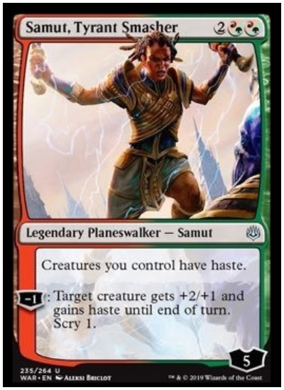 Samut, Tyrant Smasher MTG War of the Spark Planeswalker