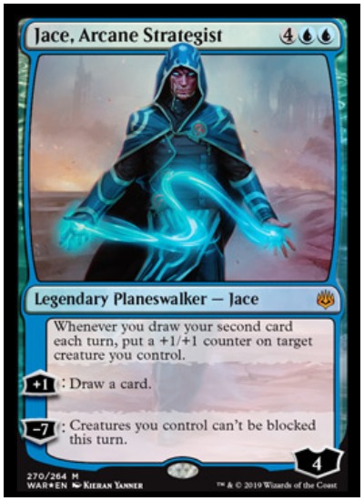 Jace, Arcane Strategist MTG War of the Spark Planeswalker