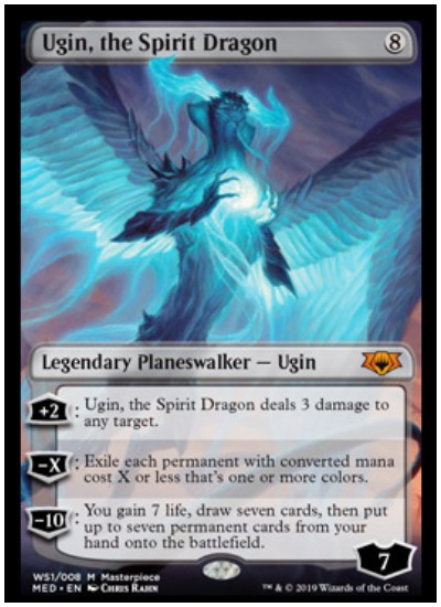 Ugin, the Spirit Dragon Mythic Edition foil planeswalker MTG War of the Spark
