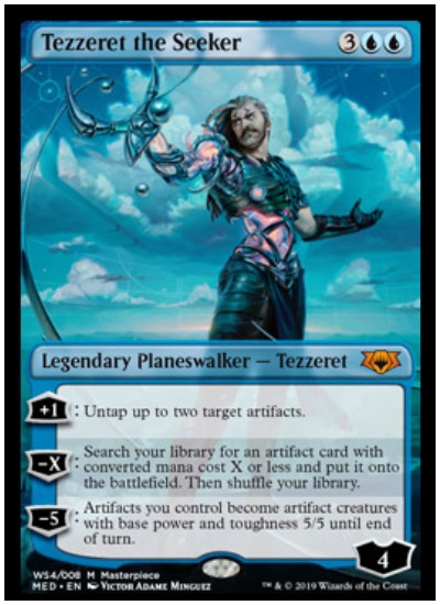 Tezzeret the Seeker Mythic Edition foil planeswalker MTG War of the Spark
