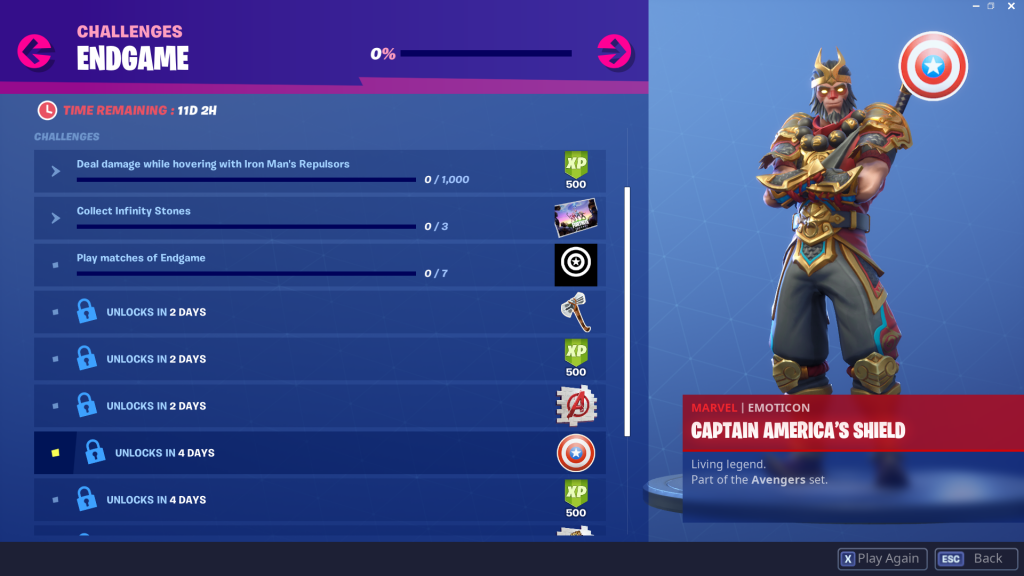 live completing the new fortnite avengers endgame challenges - avengers end game challenges fortnite