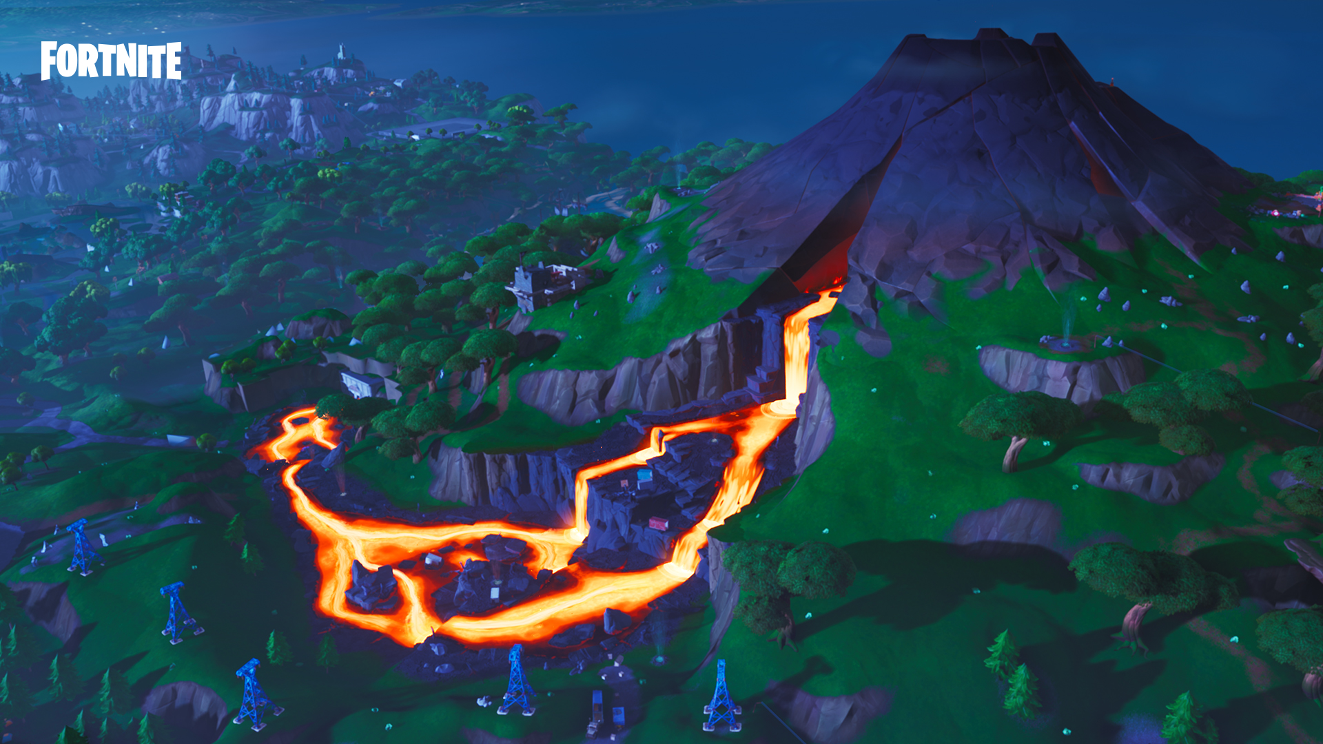 Fortnite S Volcano Is Getting Ready To Erupt Because Of The Fourth - fortnite s volcano is getting ready to erupt because of the fourth rune