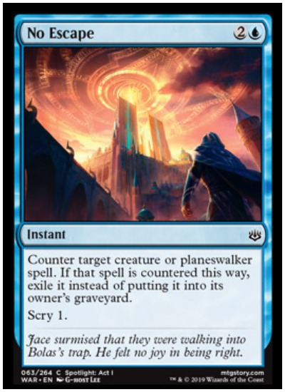 No Escape MTG War of the Spark