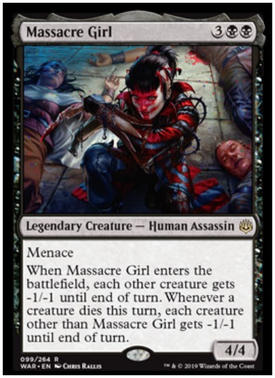 Massacre Girl MTG War of the Spark