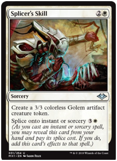 Splicer's Skill MTG Modern Horizons