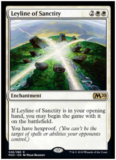 Leyline of Sanctity MTG Core Set 2020