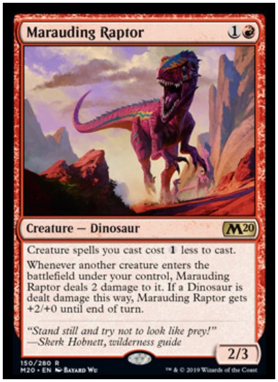 Marauding Raptor MTG Core Set 2020