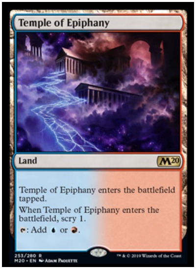 Temple of Epiphany MTG Core Set 2020