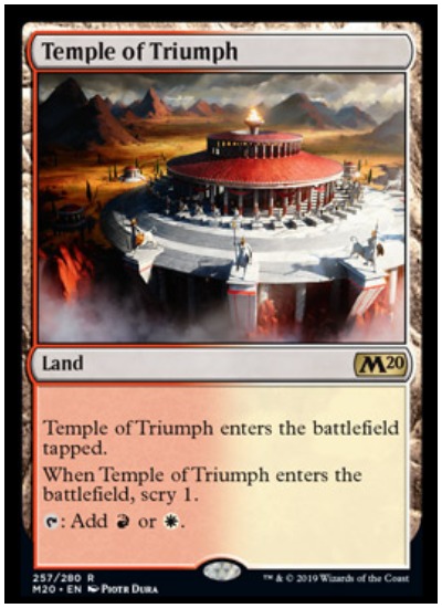 Temple of Triumph MTG Core Set 2020