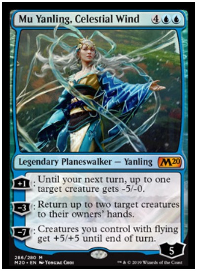 Mu Yanling, Celestrial Wind MTG Core Set 2020