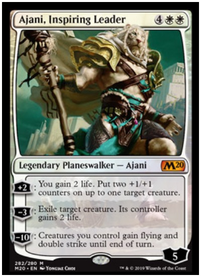 Ajani, Inspiring Leader MTG Core Set 2020