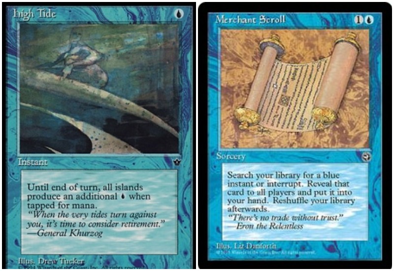 High Tide and Merchant Scroll combo ban in Pauper MTG