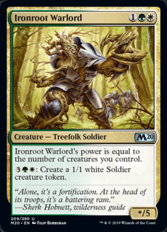Ironroot Warlord Magic Core Set 2020